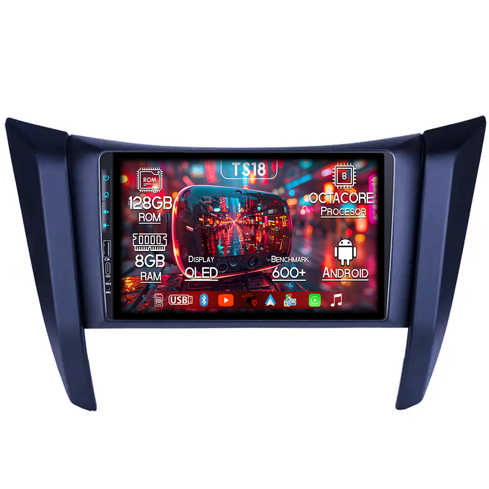 Navigatie dedicata Nissan Navara NP300 Frontier 2017, USB&Butoane fizice frontale, Platforma TS18, 9 Inch, 8GB RAM 128GB ROM, Octacore, Android 14, Android Auto&Carplay [1]