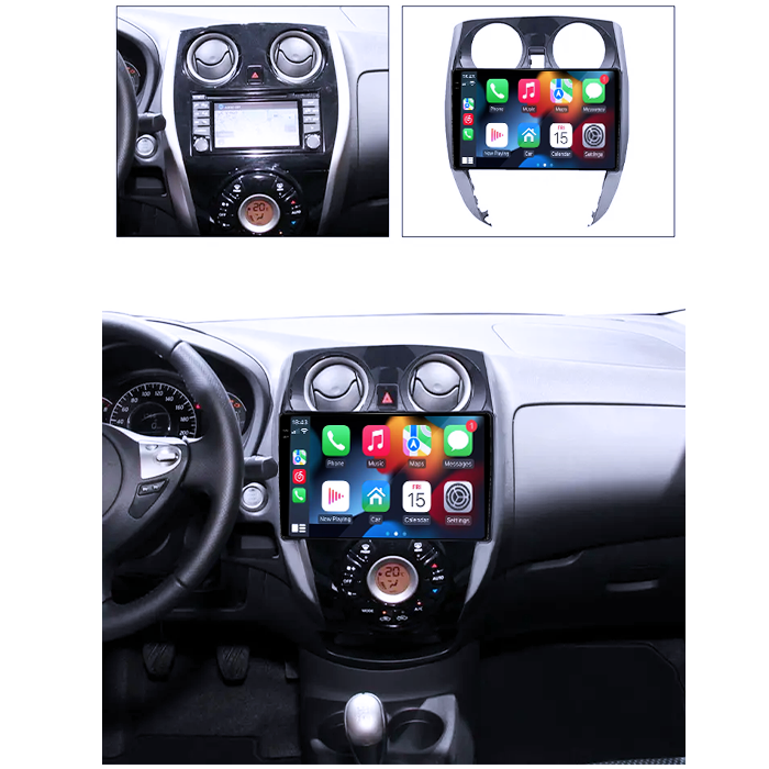 Navigatie dedicata Nissan Note 2012-2019,4GB RAM 64GB ROM, Procesor Qualcomm Octacore, Android 14, Rezolutie 2K, Display QLED 9", DSP, Carplay&Android Auto, SIM 4G [5]