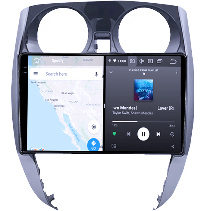 Navigatie dedicata Nissan Note 2012-2019, 8GB RAM 128GB ROM, Octacore, Platforma TS18, Android 14, Display QLED 9", Suporta camera 360", DSP, Carplay&Android Auto, SIM 4G, Ventilator Activ [7]