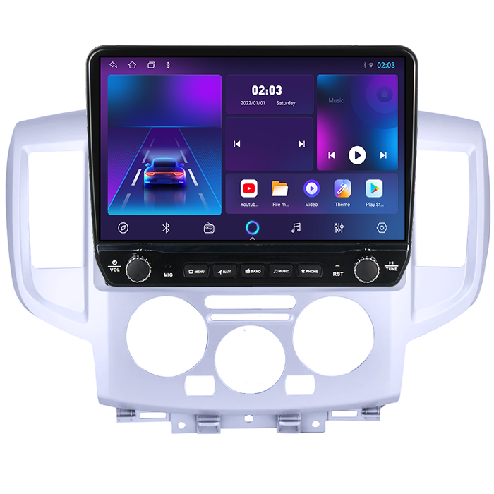 Navigatie dedicata Nissan NV200 2011-2018 Tesla cu butoane rotative model 2024, 4GB RAM 64GB ROM, Procesor Quadcore, Android 14, Display QLED 10", DSP, Carplay&Android Auto [6]