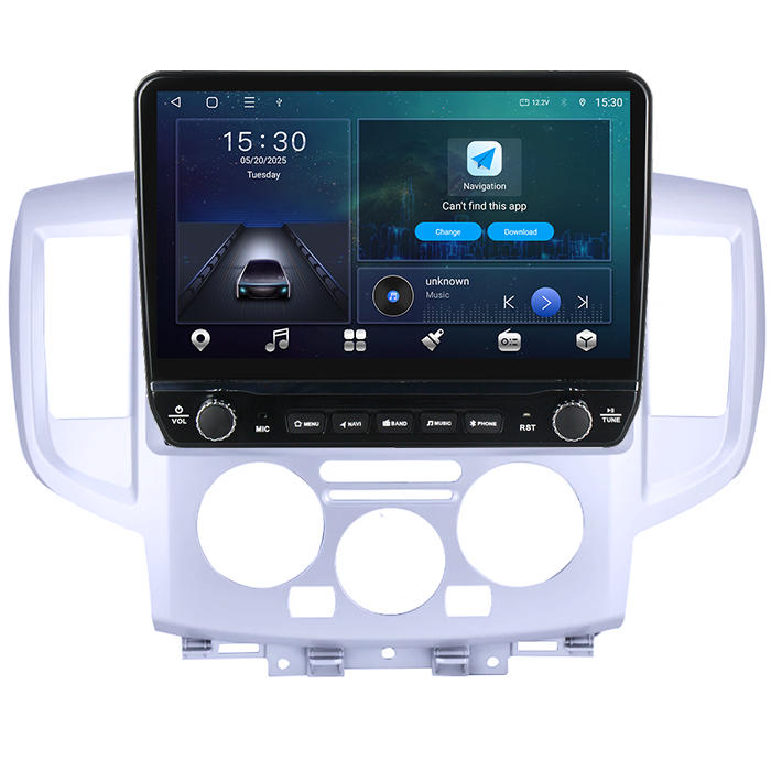 Navigatie dedicata Nissan NV200 2011-2018 Tesla cu butoane rotative model 2024, 4GB RAM 64GB ROM, Procesor Quadcore, Android 14, Display QLED 10", DSP, Carplay&Android Auto [7]