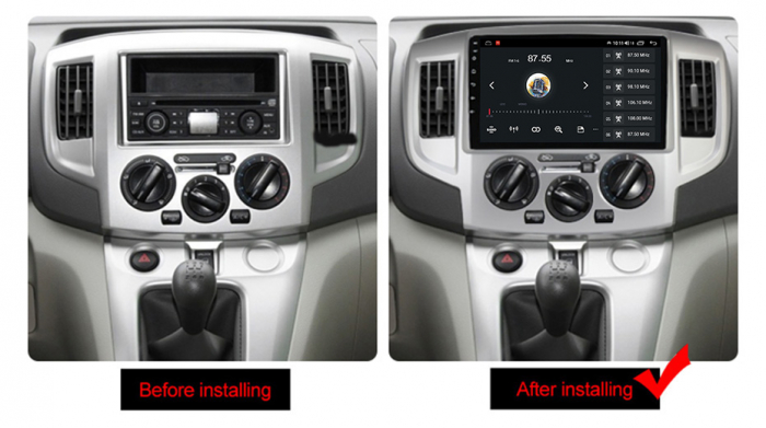 Navigatie dedicata Nissan NV200 2011-2018, 4 GB RAM 32 ROM, Android 13, Display QLED, 9", DSP, Carplay, Android Auto, Internet, Youtube , Waze , WI-FI , USB , Bluetooth [8]