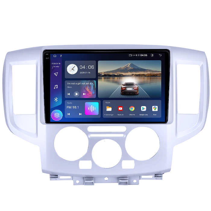 Navigatie dedicata Nissan NV200 2011-2018, 4GB RAM 64GB ROM, Quad Core, Display 9" QLED 1K, Carplay, Android 14, Bluetooth, Magazin Play, Suport Camere AHD [2]