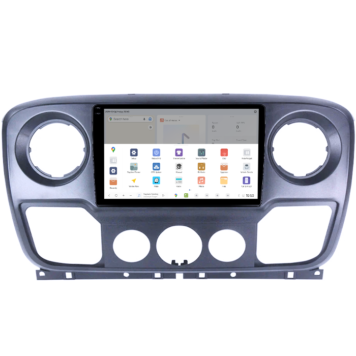 Navigatie dedicata Opel Movano, Renault Master 2010-2021, Nissan NV400, DUDU3, 4GB RAM 64GB ROM, Octacore, Platforma 8581, Android, Display QLED 9", DSP, Carplay&AndroidAuto [3]