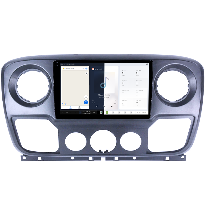 Navigatie dedicata Opel Movano, Renault Master 2010-2021, Nissan NV400, DUDU3, 4GB RAM 64GB ROM, Octacore, Platforma 8581, Android, Display QLED 9", DSP, Carplay&AndroidAuto [2]