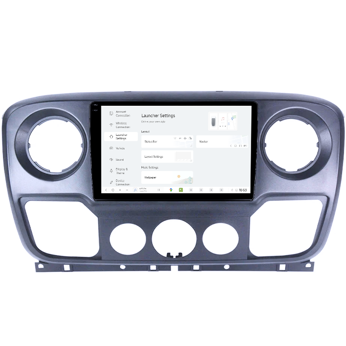 Navigatie dedicata Opel Movano, Renault Master 2010-2021, Nissan NV400, DUDU3, 4GB RAM 64GB ROM, Octacore, Platforma 8581, Android, Display QLED 9", DSP, Carplay&AndroidAuto [5]