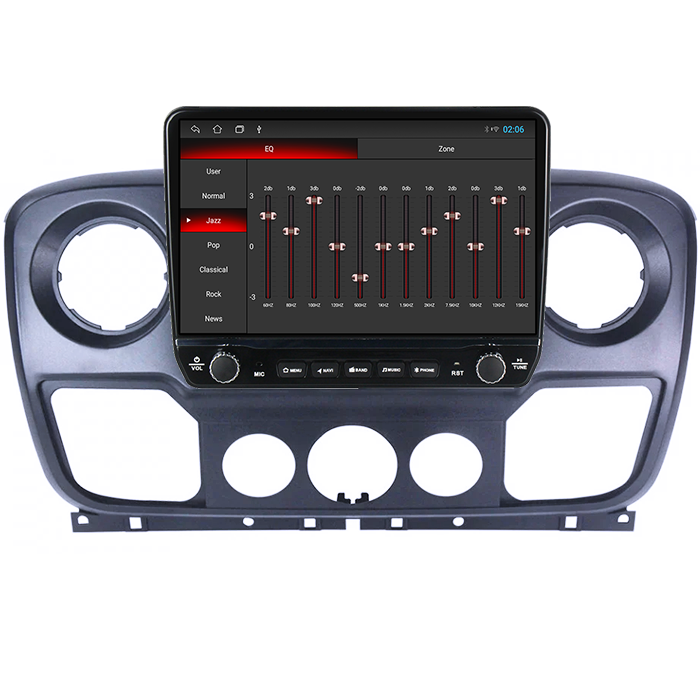 Navigatie dedicata Nissan NV400 2010-2020 Tesla cu butoane rotative model 2024, 4GB RAM 64GB ROM, Procesor Quadcore, Android 14, Display QLED 10", DSP, Carplay&Android Auto [3]