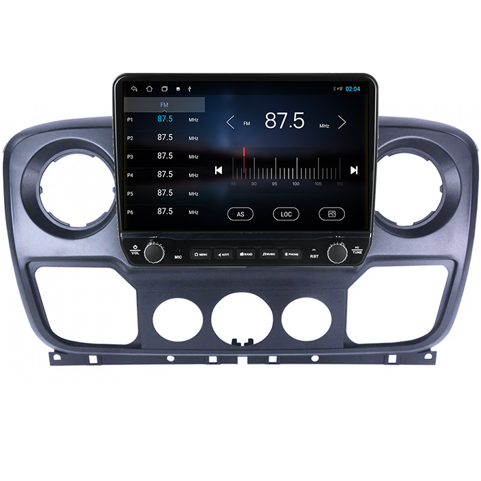 Navigatie dedicata Nissan NV400 2010-2020 Tesla cu butoane rotative model 2024, 4GB RAM 64GB ROM, Procesor Quadcore, Android 14, Display QLED 10", DSP, Carplay&Android Auto [4]