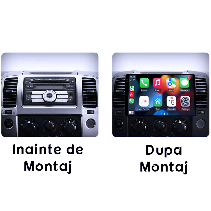 Navigatie dedicata Nissan Pathfinder 2004-2012, 4GB RAM 64GB ROM, Procesor Qualcomm Octacore, Android 14, Rezolutie 2K, Display QLED 9", DSP, Carplay&Android Auto, SIM 4G [7]