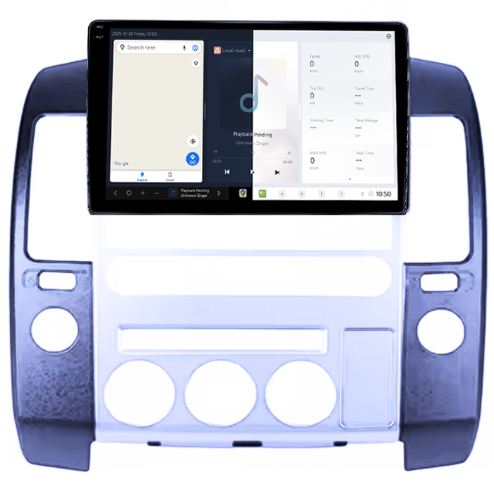 Navigatie dedicata Nissan Pathfinder P51, DUDU3, 4GB RAM 64GB ROM, Octacore, Platforma 8581, Android, Display QLED 9", DSP, Carplay&AndroidAuto [2]