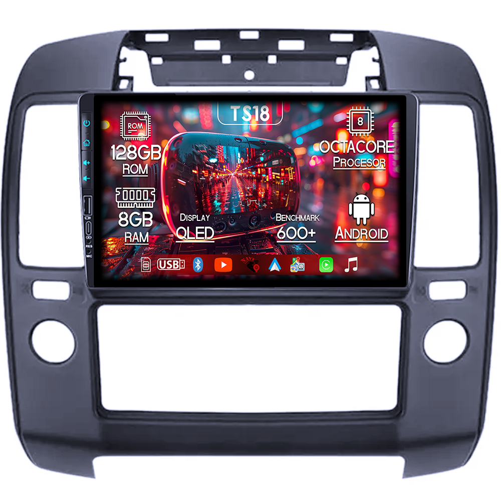Navigatie dedicata Nissan Pathfinder 2004-2012, USB&Butoane fizice frontale, Platforma TS18, 9 Inch, 8GB RAM 128GB ROM, Octacore, Android 14, Android Auto&Carplay [1]