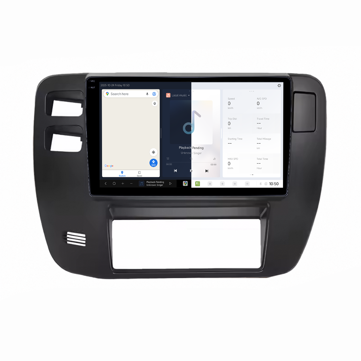 Navigatie dedicata Nissan Patrol Y61 1997-2005, Gri, DUDU3, 4GB RAM 64GB ROM, Octacore, Platforma 8581, Android, Display QLED 9", DSP, Carplay&AndroidAuto [2]