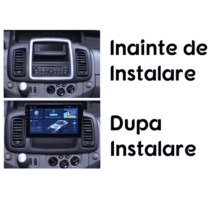 Navigatie dedicata Nissan Primastar 2001-2014, 12GB RAM 256GB ROM, Android 14, Rezolutie 2K, Display QLED, 9", DSP, Carplay, Android Auto, Internet, Youtube, Waze, Wi Fi, USB [5]