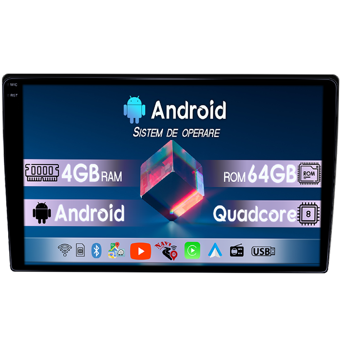 Navigatie dedicata Nissan Pathfinder R50 1995-2005, 4GB RAM 64GB ROM, Quadcore, Android 14, Display QLED 1K, 9", DSP, Carplay&Android Auto, Suport camere AHD [1]