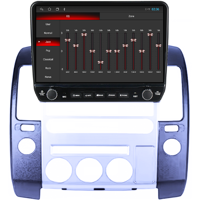 Navigatie dedicata Nissan Pathfinder R51 Tesla cu butoane rotative model 2024, 4GB RAM 64GB ROM, Procesor Quadcore, Android 14, Display QLED 10", DSP, Carplay&Android Auto [2]