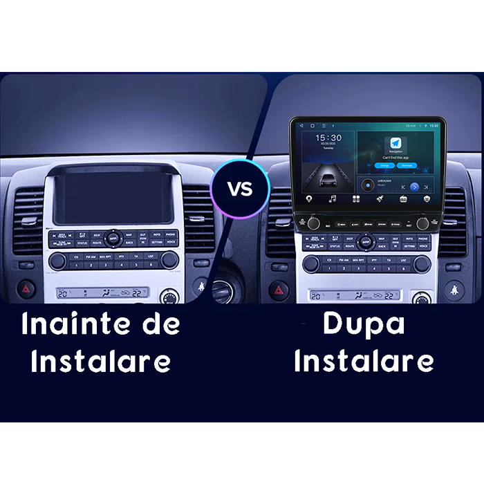 Navigatie dedicata Nissan Pathfinder R51 Tesla cu butoane rotative model 2024, 4GB RAM 64GB ROM, Procesor Quadcore, Android 14, Display QLED 10", DSP, Carplay&Android Auto [4]