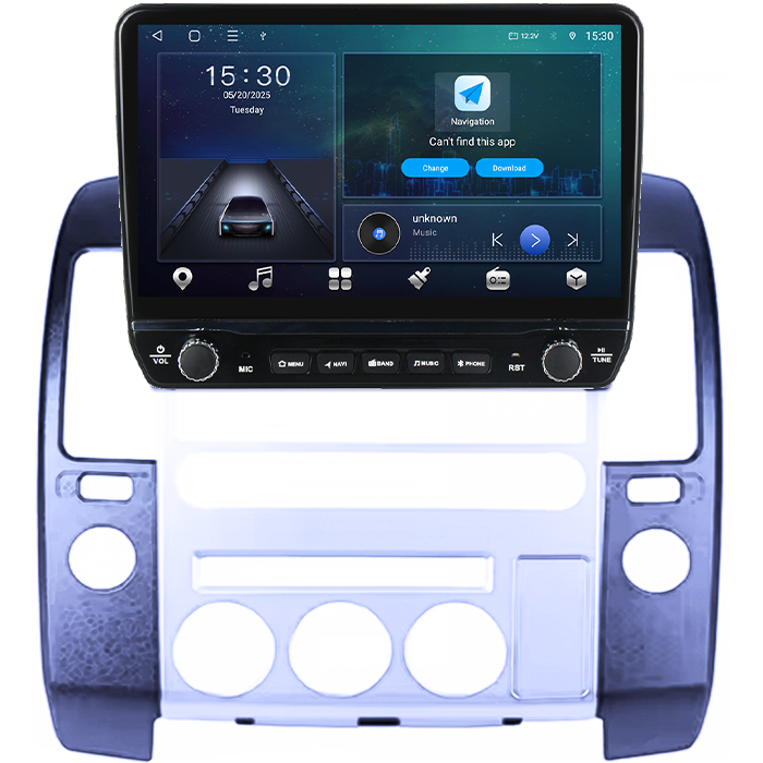 Navigatie dedicata Nissan Pathfinder R51 Tesla cu butoane rotative model 2024, 4GB RAM 64GB ROM, Procesor Quadcore, Android 14, Display QLED 10", DSP, Carplay&Android Auto [7]