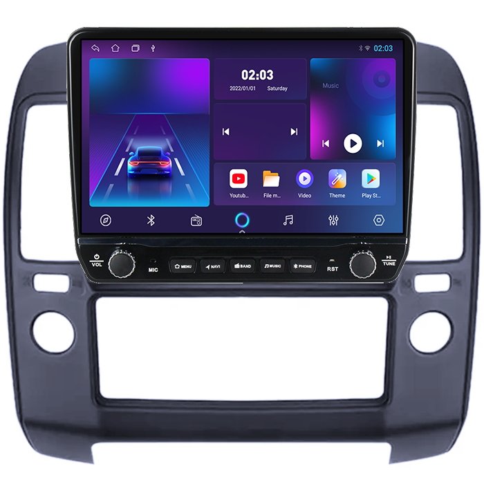 Navigatie dedicata Nissan Pathfinder 2004-2012 Tesla cu butoane rotative model 2024, 4GB RAM 64GB ROM, Procesor Quadcore, Android 14, Display QLED 10", DSP, Carplay&Android Auto [6]