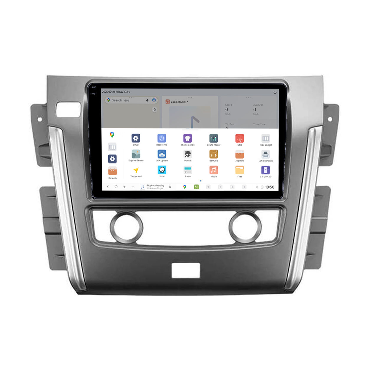 Navigatie dedicata Nissan Patrol 2010- 2020, DUDU3, 4GB RAM 64GB ROM, Octacore, Platforma 8581, Android, Display QLED 9", DSP, Carplay&AndroidAuto [3]