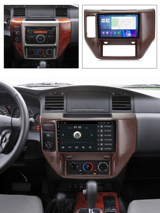 Navigatie dedicata Nissan Patrol 2004-2021, 4GB RAM 64GB ROM, Octacore, Android 13, Display QLED 9", DSP, Carplay, Android Auto, Internet, Youtube, Waze, WIFI, Bluetooth [7]