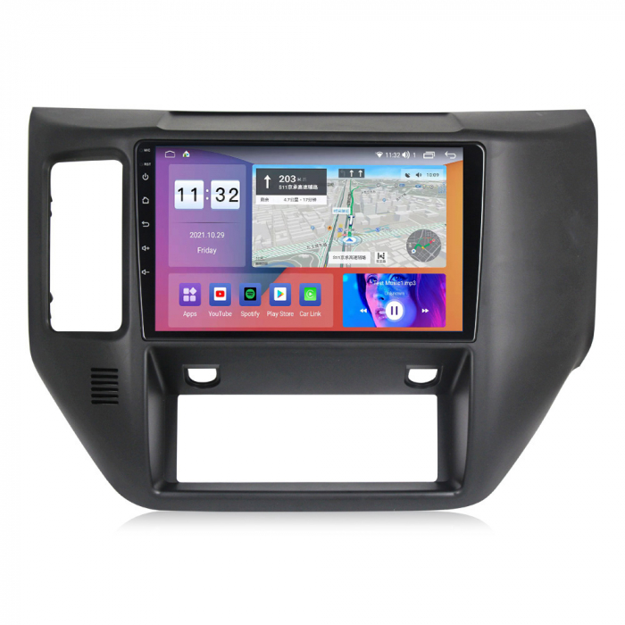 Navigatie dedicata Nissan Patrol 2004-2021, 4GB RAM 64GB ROM, Octacore, Android 13, Display QLED 9", DSP, Carplay, Android Auto, Internet, Youtube, Waze, WIFI, Bluetooth [2]
