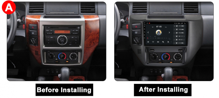 Navigatie dedicata Nissan Patrol 2004-2021, 4GB RAM 64GB ROM, Octacore, Android 13, Display QLED 9", DSP, Carplay, Android Auto, Internet, Youtube, Waze, WIFI, Bluetooth [5]