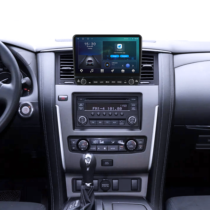 Navigatie dedicata Nissan Patrol 2010 - 2020 Tesla cu butoane rotative model 2024, 4GB RAM 64GB ROM, Procesor Quadcore, Android 14, Display QLED 10", DSP, Carplay&Android Auto [6]