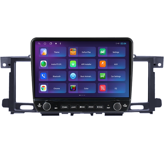 Navigatie dedicata Nissan Patrol 2010 - 2020 Tesla cu butoane rotative model 2024, 4GB RAM 64GB ROM, Procesor Quadcore, Android 14, Display QLED 10", DSP, Carplay&Android Auto [5]