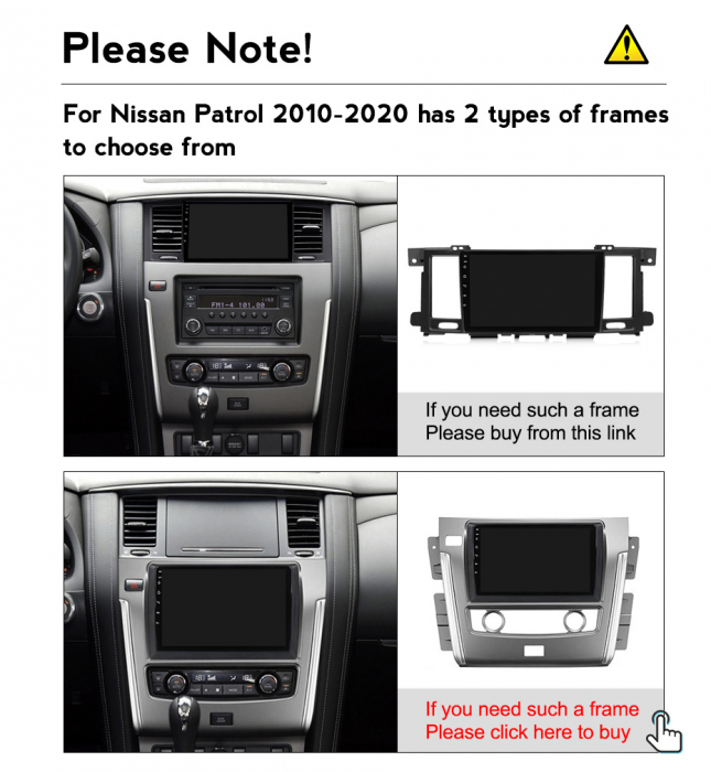 Navigatie dedicata Nissan Patrol 2010-2020, 4GB RAM 64GB ROM, Octacore, Android 13, Display QLED 9", DSP, Carplay, Android Auto, Internet, Youtube, Waze, WIFI, Bluetooth [7]