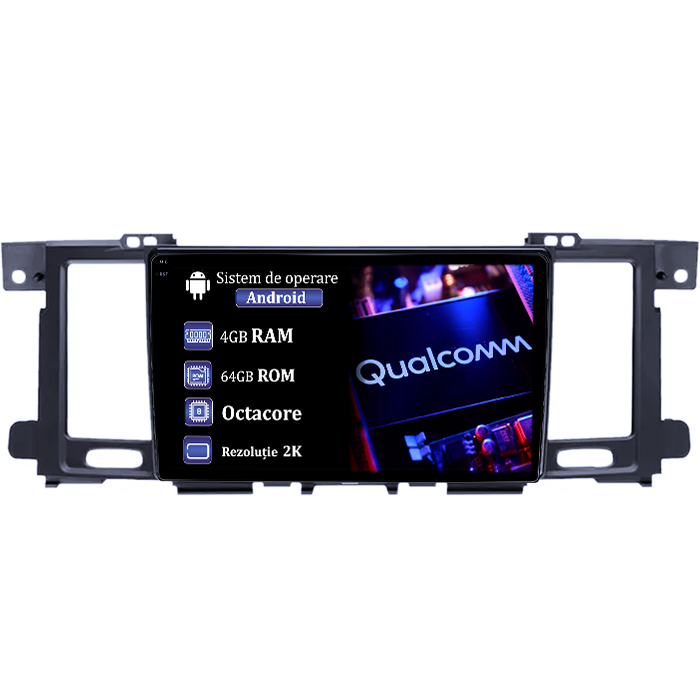 Navigatie dedicata Nissan Patrol 2010-2020, 4GB RAM 64GB ROM, Procesor Qualcomm Octacore, Android 14, Rezolutie 2K, Display QLED 9", DSP, Carplay&Android Auto, SIM 4G [1]
