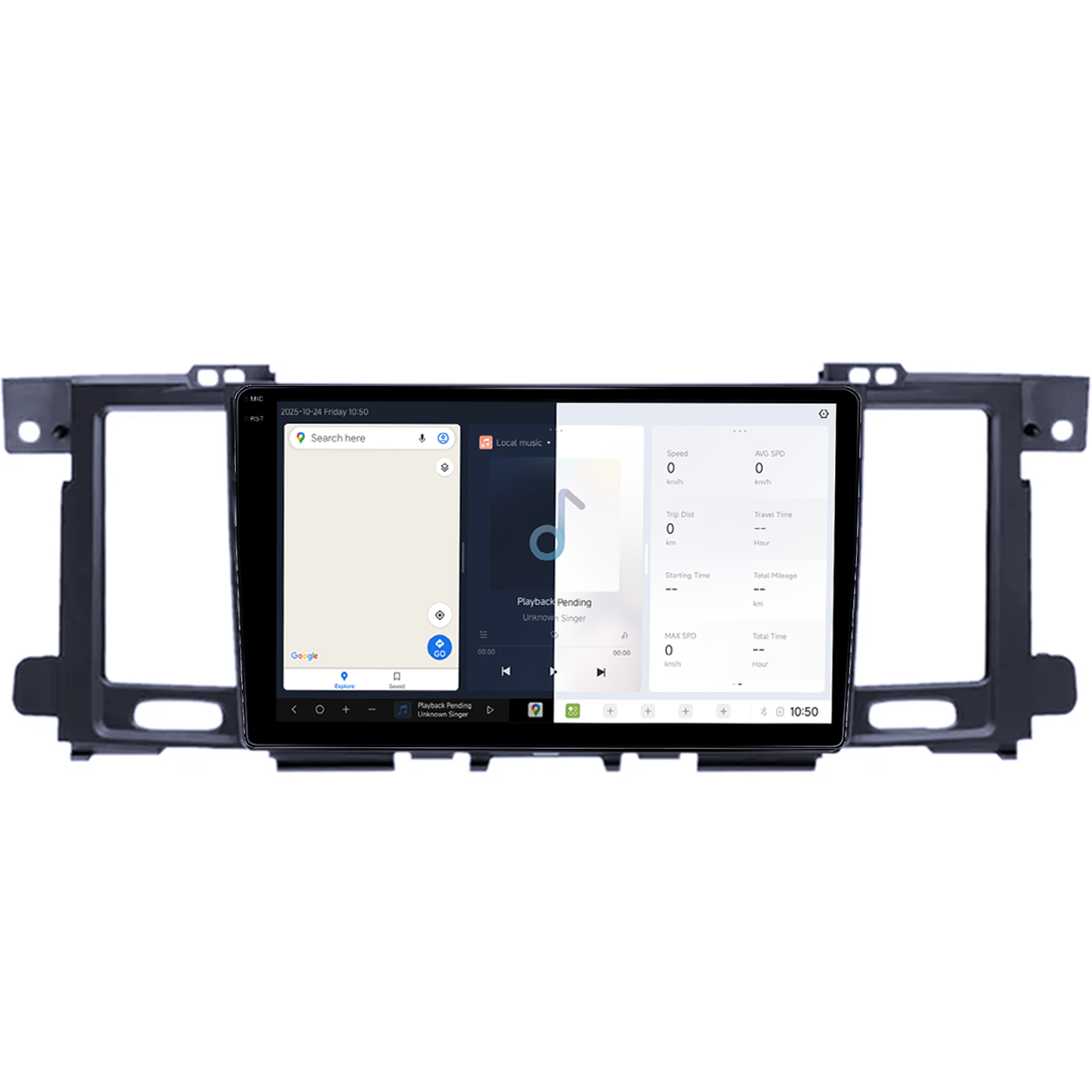 Navigatie dedicata Nissan Patrol 2010 - 2020, DUDU3, 4GB RAM 64GB ROM, Octacore, Platforma 8581, Android, Display QLED 9", DSP, Carplay&AndroidAuto [2]