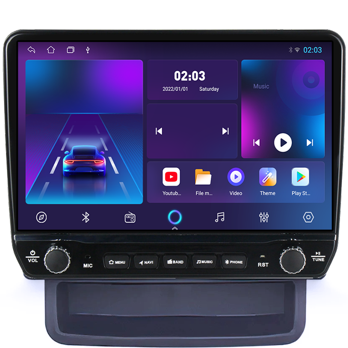 Navigatie dedicata Nissan Primastar 2001-2014 Tesla cu butoane rotative model 2024, 4GB RAM 64GB ROM, Procesor Quadcore, Android 14, Display QLED 10", DSP, Carplay&Android Auto [6]