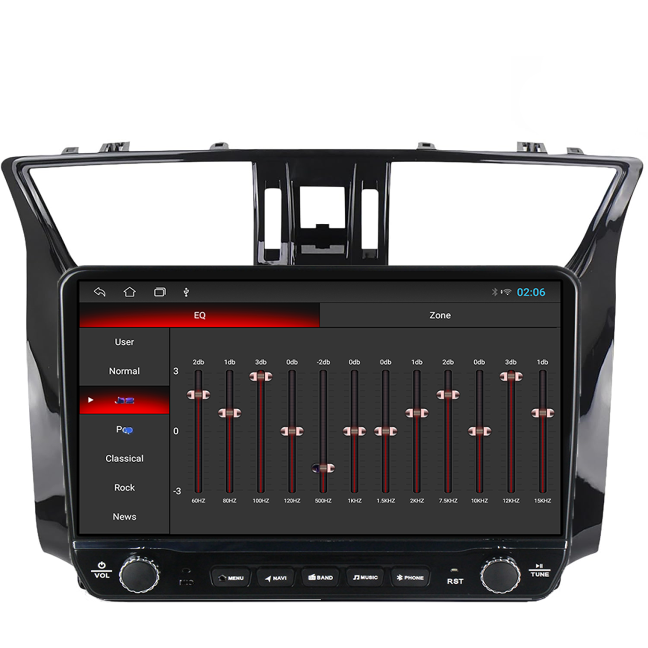 Navigatie dedicata Nissan Sylphy 2003-2012 Tesla Cu Butoane Rotative Model 2024, 4GB RAM 64GB ROM, Procesor Quadcore, Android 14, Display QLED 10", DSP, Carplay&AndroidAuto [5]