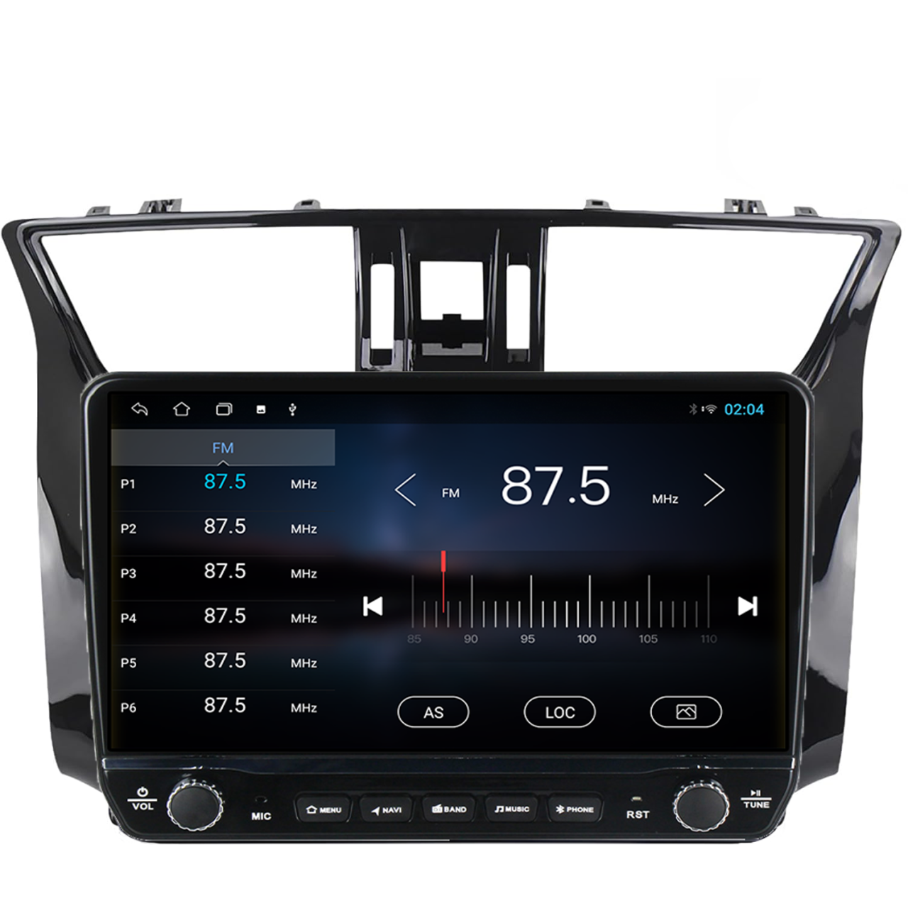 Navigatie dedicata Nissan Sylphy 2003-2012 Tesla Cu Butoane Rotative Model 2024, 4GB RAM 64GB ROM, Procesor Quadcore, Android 14, Display QLED 10", DSP, Carplay&AndroidAuto [4]
