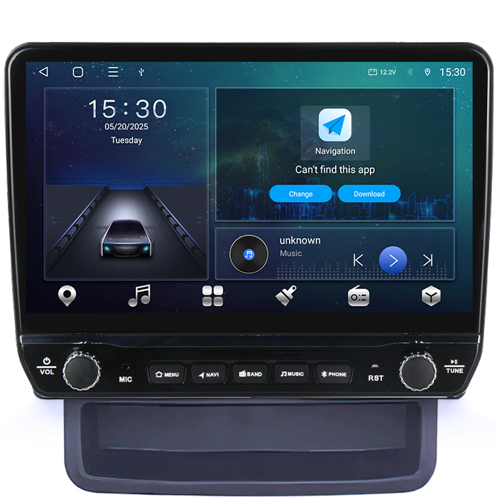 Navigatie dedicata Nissan Primastar 2001-2014 Tesla cu butoane rotative model 2024, 4GB RAM 64GB ROM, Procesor Quadcore, Android 14, Display QLED 10", DSP, Carplay&Android Auto [7]