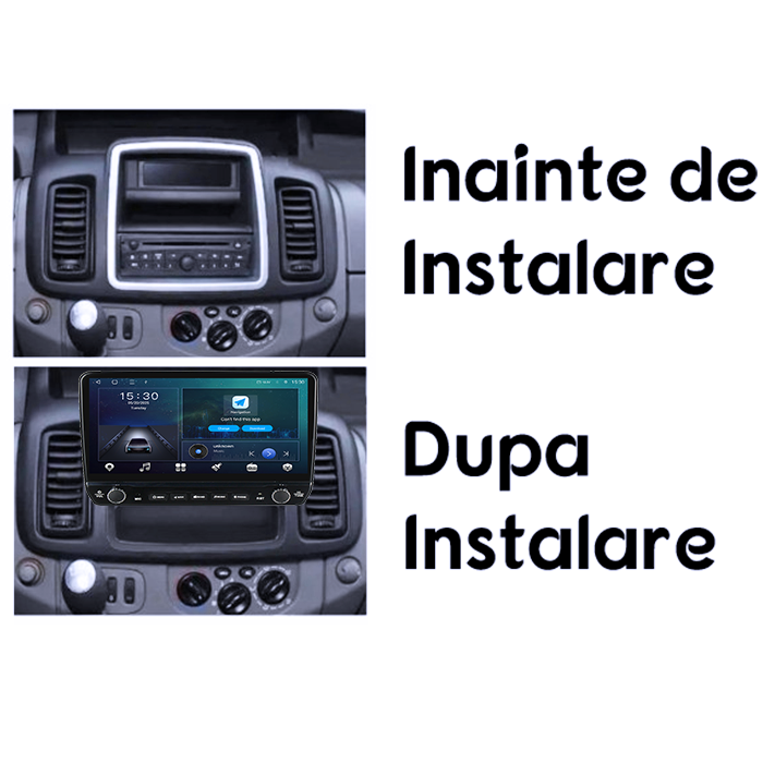 Navigatie dedicata Nissan Primastar 2001-2014 Tesla cu butoane rotative model 2024, 4GB RAM 64GB ROM, Procesor Quadcore, Android 14, Display QLED 10", DSP, Carplay&Android Auto [2]