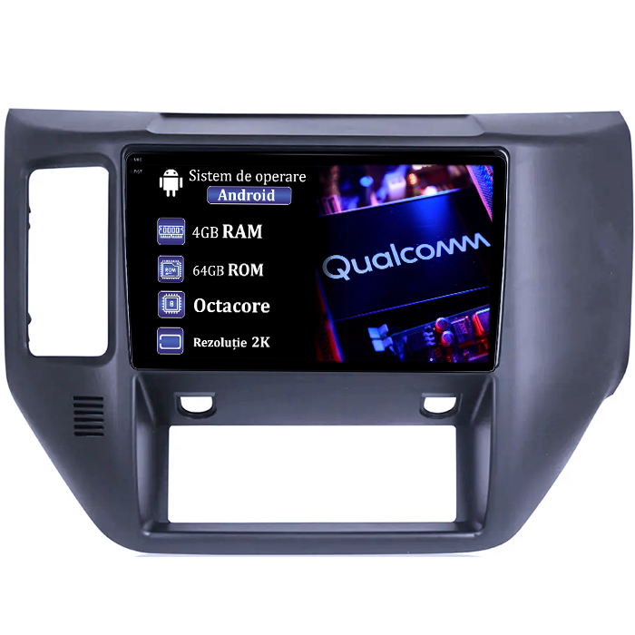 Navigatie dedicata Nissan Patrol 2011-2015, 4GB RAM 64GB ROM, Procesor Qualcomm Octacore, Android 14, Rezolutie 2K, Display QLED 9", DSP, Carplay&Android Auto, SIM 4G [1]