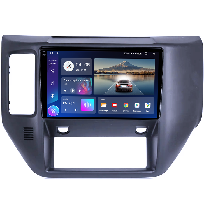 Navigatie dedicata Nissan Patrol Y61 1997-2005, Gray, 4GB RAM 64GB ROM, Quadcore, Android 14, Display QLED 1K, 9", DSP, Carplay&Android Auto, Suport camere AHD [2]