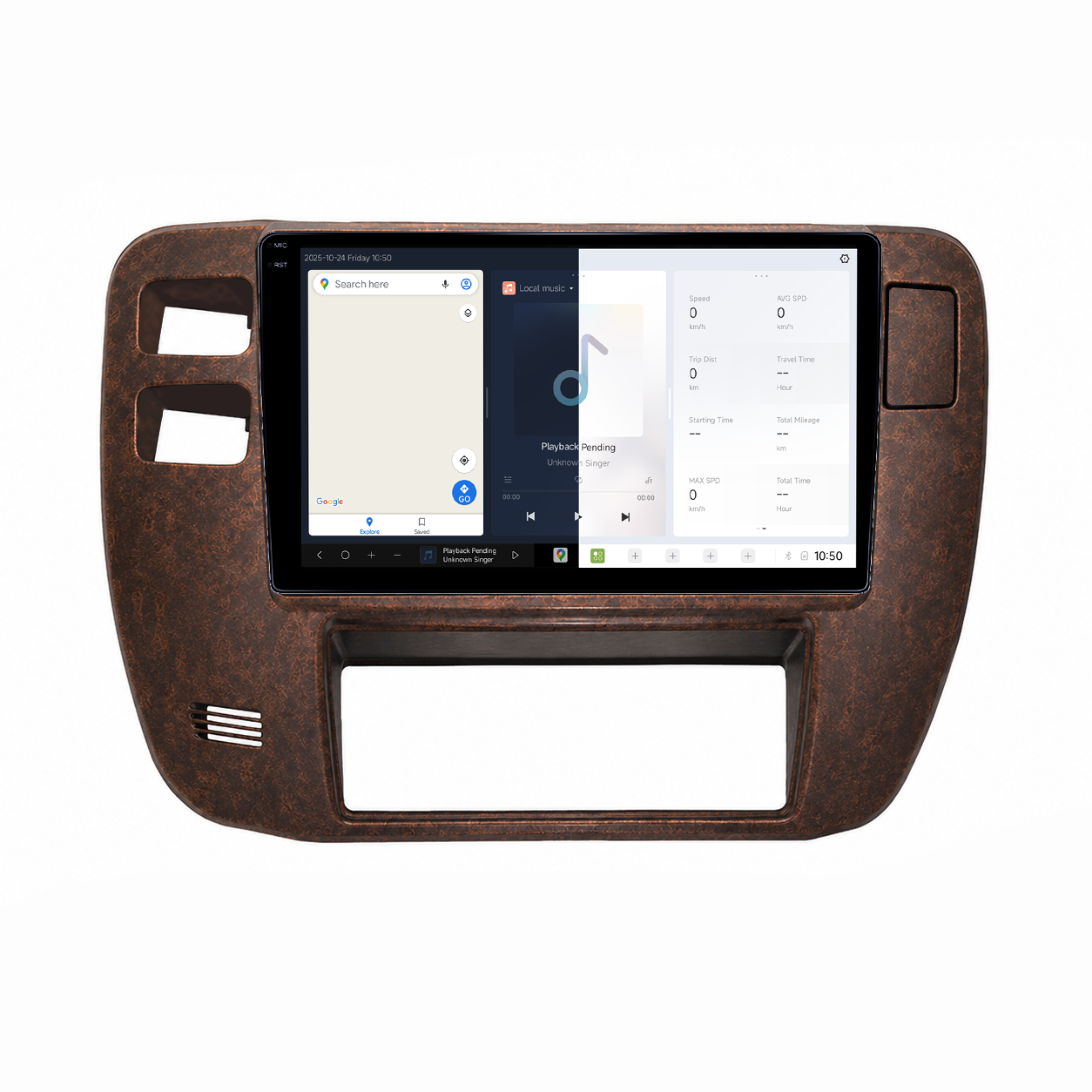 Navigatie dedicata Nissan Patrol Y61 1997-2005, Maro, DUDU3, 4GB RAM 64GB ROM, Octacore, Platforma 8581, Android, Display QLED 9", DSP, Carplay&AndroidAuto [2]