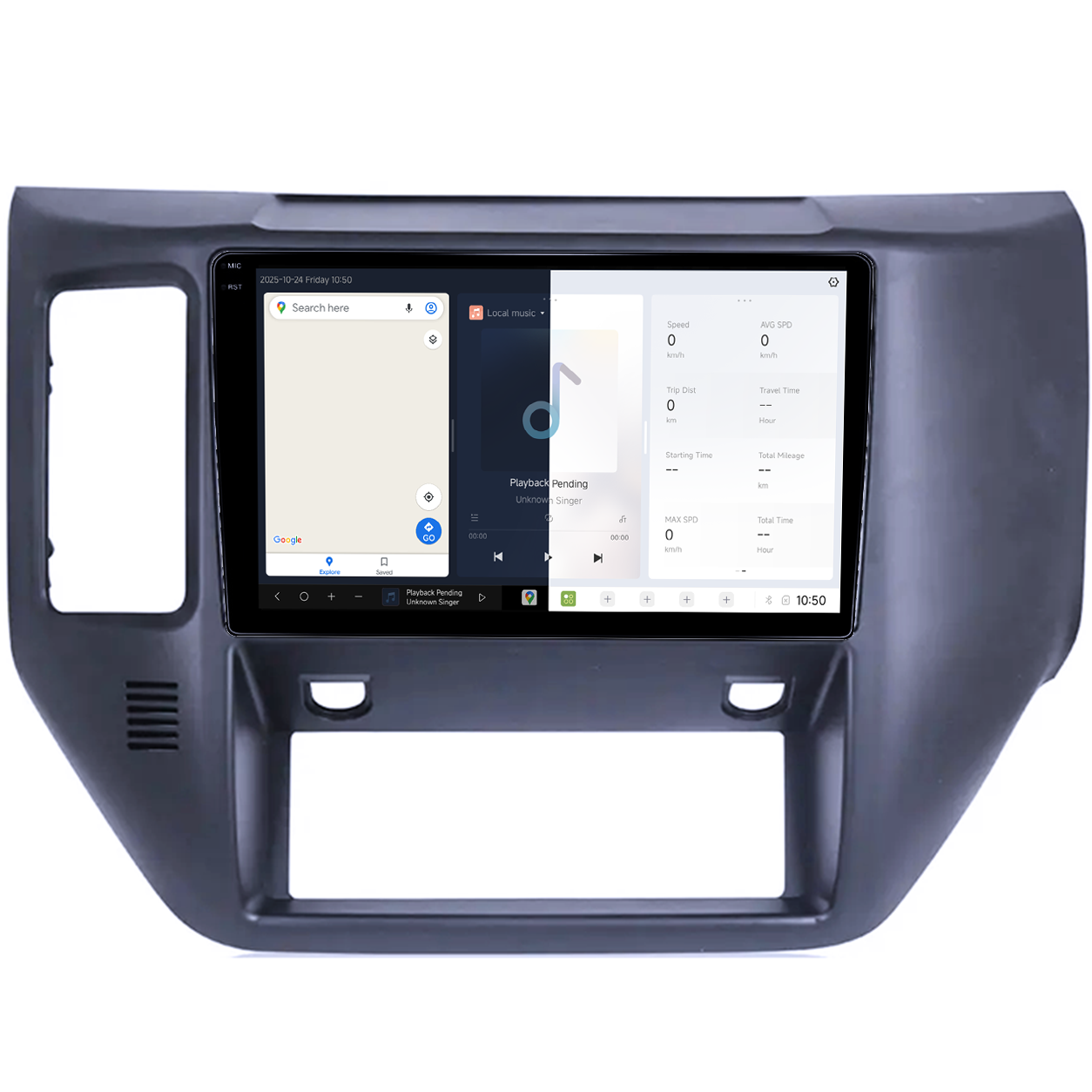 Navigatie dedicata Nissan Patrol 2004-2009, DUDU3, 4GB RAM 64GB ROM, Octacore, Platforma 8581, Android, Display QLED 9", DSP, Carplay&AndroidAuto [2]