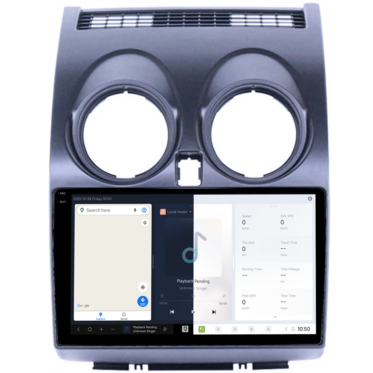 Navigatie dedicata Nissan Qashqai 2006-2013, DUDU3, 4GB RAM 64GB ROM, Octacore, Platforma 8581, Android, Display QLED 9", DSP, Carplay&AndroidAuto [2]