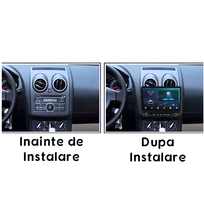 Navigatie dedicata Nissan Qashqai 2006-2013 Tesla cu butoane rotative model 2024, 4GB RAM 64GB ROM, Procesor Quadcore, Android 14, Display QLED 10", DSP, Carplay&Android Auto [2]