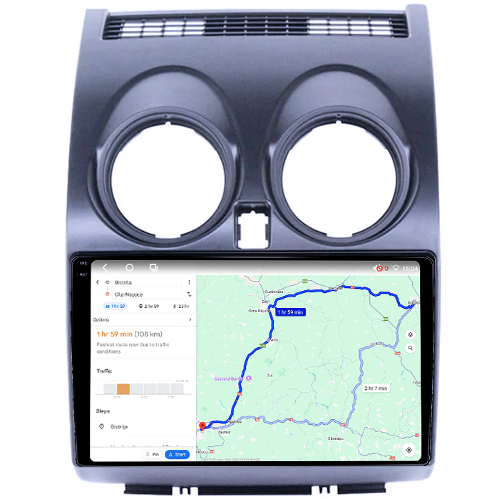 Navigatie dedicata Nissan Qashqai 2006-2013, 4GB RAM 64GB ROM, Octacore, Android 14, Display QLED 1K 9", Carplay&Android Auto, SIM 4G, Ventilator Activ [4]