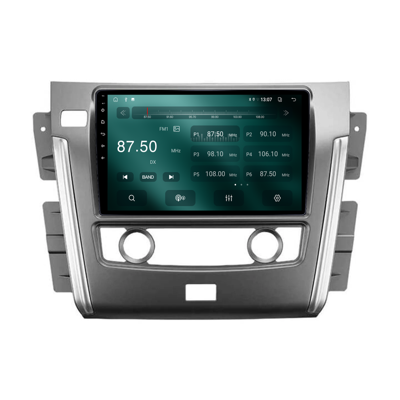Navigatie dedicata Nissan Patrol 2010- 2020, 4GB RAM 32GB ROM, Octacore, Android 14, Display QLED  9", DSP, Carplay&Android Auto, SIM 4G, Bluetooth, Ventilator Activ [3]