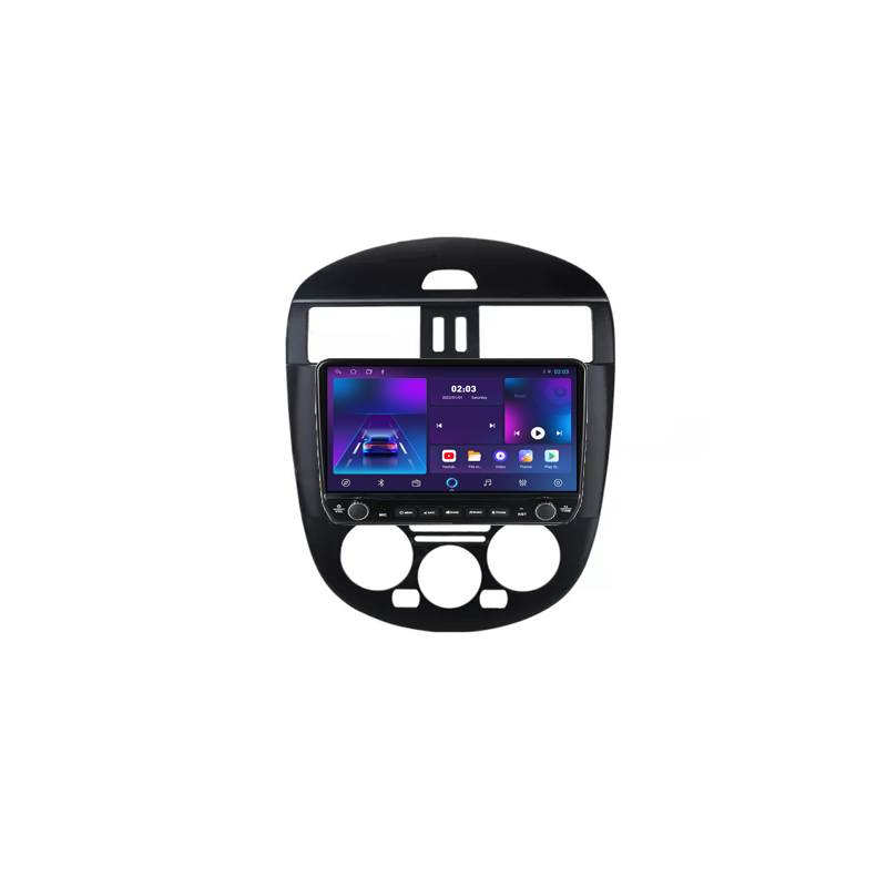 Navigatie dedicata Nissan Tiida 2011-2015 Tesla Cu Butoane Rotative Model 2024, 4GB RAM 64GB ROM, Procesor Quadcore, Android 14, Display QLED 10", DSP, Carplay&AndroidAuto [2]
