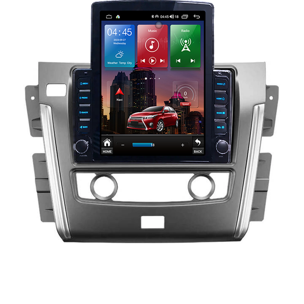 Navigatie dedicata Nissan Patrol 2010- 2020 Tesla Style, ANDROID 13, 9.7 inch , 8+128GB, Internet, Aplicatii, Waze, GPS [2]