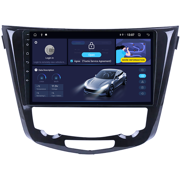 Navigatie dedicata Nissan Qashqai X-trail 2013+, 8GB RAM 128GB ROM, Octacore, Platforma TS18, Android 13, Display QLED 9”, Suporta camera 360º, DSP, Carplay&Android Auto, SIM 4G, Ventilator Activ [3]