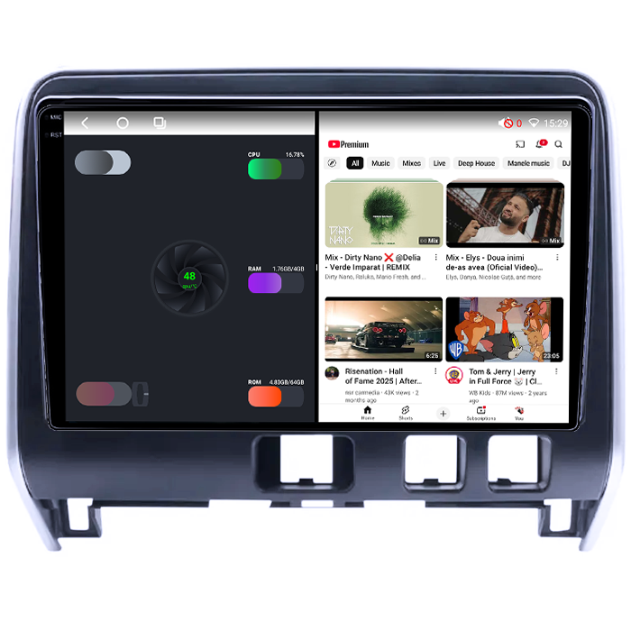 Navigatie dedicata Nissan Serena 2016-2018, 4GB RAM 32GB ROM, Octacore, Android 14, Display QLED 1K 10", DSP, Carplay&Android Auto, SIM 4G, Bluetooth, Ventilator Activ [3]