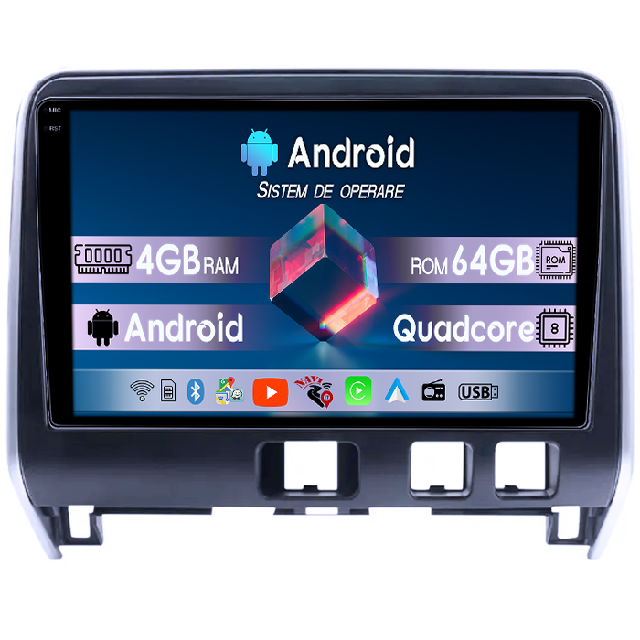 Navigatie dedicata Nissan Serena 2016-2018,4GB RAM 64GB ROM, Quad Core, Display 10" QLED 1K, Carplay, Android 14, Bluetooth, Magazin Play, Suport Camere AHD [1]