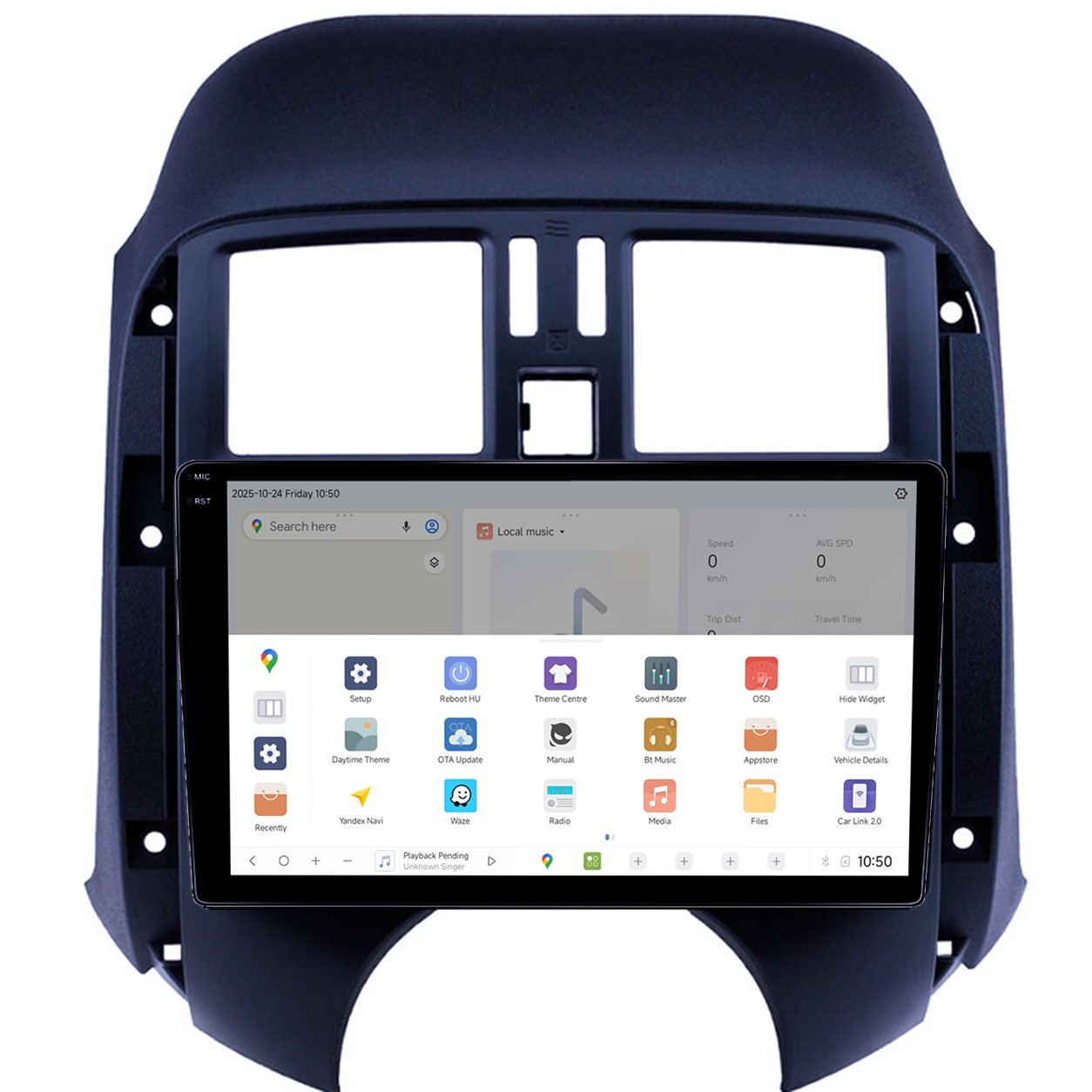 Navigatie dedicata Nissan Sunny 2011, DUDU3, 4GB RAM 64GB ROM, Octacore, Platforma 8581, Android, Display QLED 9", DSP, Carplay&AndroidAuto [3]